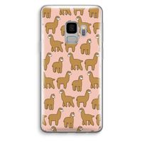 Alpacas: Samsung Galaxy S9 Transparant Hoesje Alpacas: Samsung Galaxy S9 Transparant Hoesje