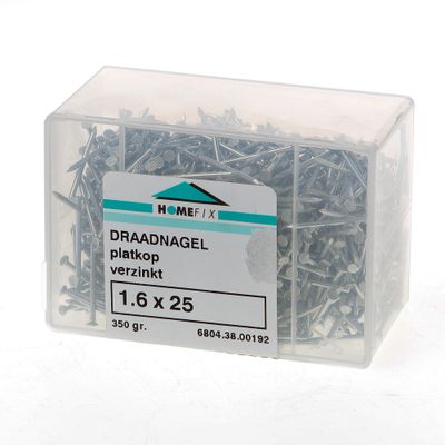 Draadnagels pk 1,6x25 vz (200gr)