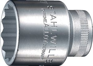 Stahlwille Dopsleutelbit | 1/2 inch 12-kant | sleutelwijdte 26 mm | lengte 42 mm | 1 stuk - 03010026 03010026