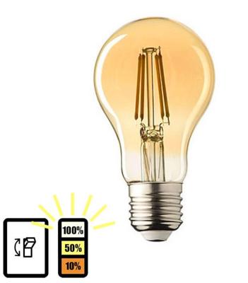 Lyora DimbareE27 - 4W - 2500K - 3staps - 2425