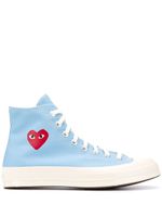 Comme Des Garçons Play x Converse baskets montantes Chuck 70 - Bleu - thumbnail