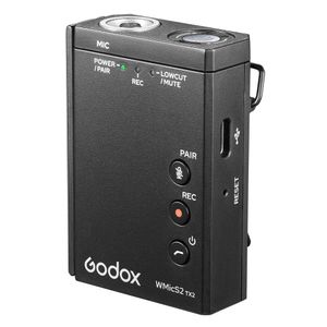Godox WMicS2 TX2 UHF Draadloze zender