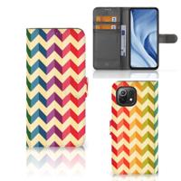 Xiaomi 11 Lite 5G NE | Mi 11 Lite | Telefoon Hoesje | Zigzag Multi Color