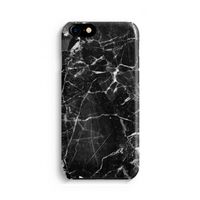 Zwart Marmer 2: Volledig geprint iPhone SE 2020 Hoesje