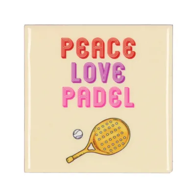 Tegeltje Padel Beige 10X10X1cm