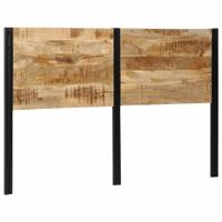 Hoofdeinde 160 cm massief hout mango en ijzer