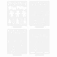 Tonic Studios • a candy cane christmas stencil set 4pcs