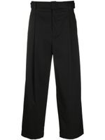 Emporio Armani pantalon à coupe ample - Noir