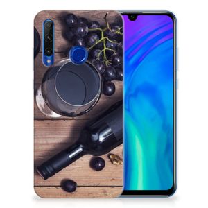 Honor 20 Lite Siliconen Case Wijn