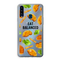 Eat Balanced: Samsung Galaxy A20s Transparant Hoesje