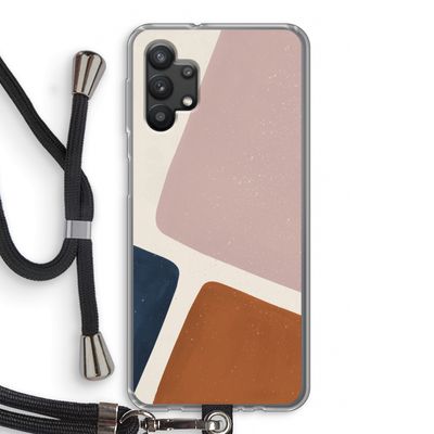 Geo #2: Samsung Galaxy A32 5G Transparant Hoesje met koord
