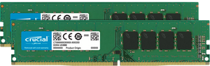 Crucial 2x16GB DDR4 geheugenmodule 32 GB 2400 MHz