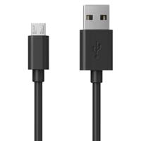 RealPower USB-kabel USB 2.0 USB-A stekker, USB-micro-B stekker 0.60 m Zwart 255651 - thumbnail