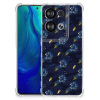 Doorzichtige Silicone Hoesje voor OPPO Reno8 Voetbal