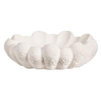 Leen Bakker - Dienblad Poppy - - 6xØ22 Cm - Stoneware - Wit