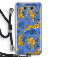 Luipaard: LG G6 Transparant Hoesje met koord Luipaard: LG G6 Transparant Hoesje met koord
