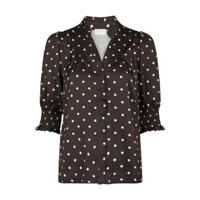 Neo noir - Bruin | Dames | Blouse | Bruin | 36 | regular | Kamst mode