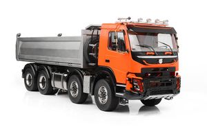 RC4WD 1/14 8x8 Armageddon Hydraulic Dump Truck (FMX) (Orange and Silver)