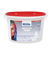 relius metallic muurverf ral 9006 12.5 ltr