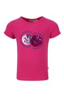 Someone Meisjes t-shirt - Coeur-SG-02-B - Donker roze - thumbnail