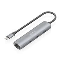 Hub USB Aisens ASUC-4P040-GR Grijs