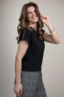 Elvira Casuals Top Lianne E2 26-069 T-shirt Korte Mouw 4 Black