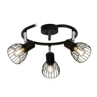 Brilliant 3-lichts plafondlamp Blacky 62133/06