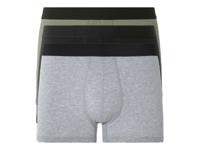 LIVERGY 3 heren boxers (L, Zwart/grijs/groen) - thumbnail