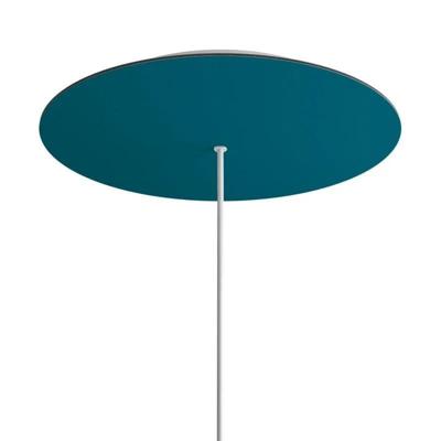 Grote plafondkap 1 uitgang lichtblauw 40 cm