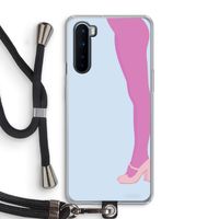 Pink panty: OnePlus Nord Transparant Hoesje met koord