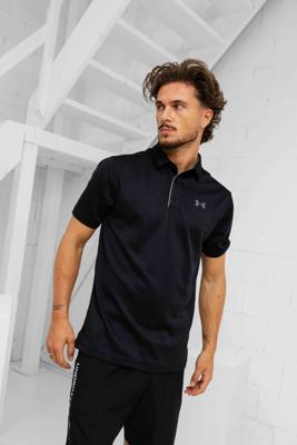 Under Armour Tech Polo Heren Zwart - Maat XL - Kleur: Zwart | Soccerfanshop