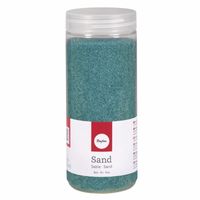 Fijn decoratie zand turquoise 475 ml   -