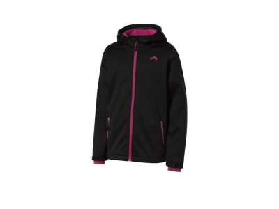 CRIVIT Kinder softshell jas (Zwart, 134/140)