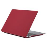 Laptop matte stijl beschermende case voor MacBook Air 13 3 inch A1932 (2018) (wijn rood)