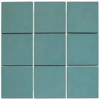 Tegelsample: The Mosaic Factory Kasba mozaïek 10x10cm blauw mat