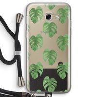 Monstera leaves: Samsung Galaxy A5 (2017) Transparant Hoesje met koord