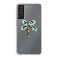 Palmboom: Samsung Galaxy S21 FE Transparant Hoesje