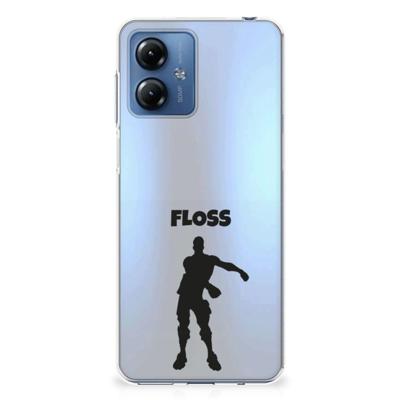 Motorola Moto G14 Telefoonhoesje met Naam Floss Motorola Moto G14 Telefoonhoesje met Naam Floss