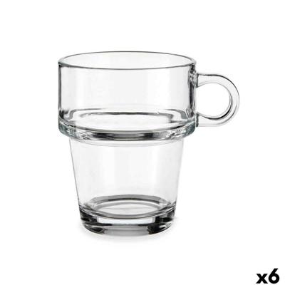 Theeglas en koffieglas Vivalto Transparant Glas 270 ml (6 Stuks)