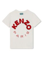 Kenzo Kids t-shirt en coton à logo brodé - Blanc - thumbnail