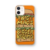 Big Macs Bigger Dreams: iPhone 12 mini Transparant Hoesje