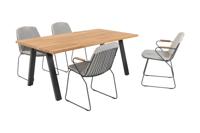 4 Seasons Veneto/Ambassador tuinset - 180x100 cm. - stapelbaar