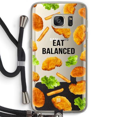 Eat Balanced: Samsung Galaxy S7 Transparant Hoesje met koord