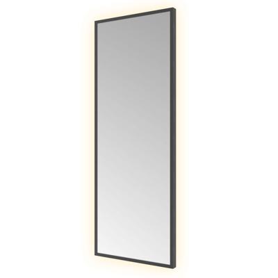 Spiegel Hotbath &MORE 80x30 cm LED-Verlichting Rechthoek Geborsteld Zwart PVD