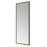 Spiegel Hotbath &MORE 80x30 cm LED-Verlichting Rechthoek Geborsteld Zwart PVD