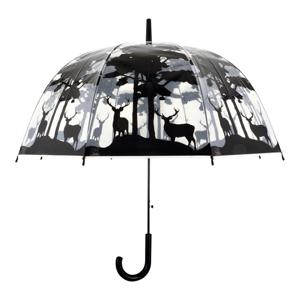 Esschert Design TP233 paraplu Zwart, Transparant Staal Volledig formaat