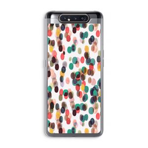 Tropical Dots: Samsung Galaxy A80 Transparant Hoesje