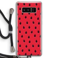 Watermelon: Samsung Galaxy Note 8 Transparant Hoesje met koord