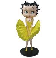 Betty Boop Cool Breeze - Geel Glitter Beeld 32cm