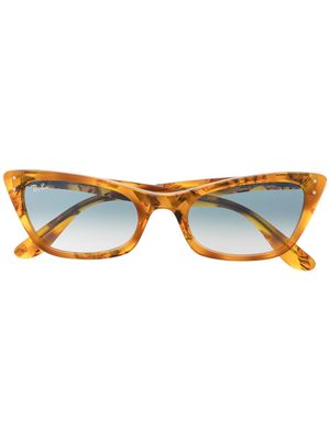 Ray-Ban lunettes de soleil à monture carrée - Orange